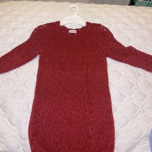 Cat and Jack girls sweater dress. Size 7/8